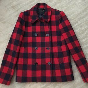 J Crew Size 8, Red and Black